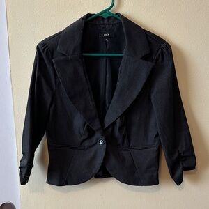 BCX Black Women's Single-Button Tailored Blazer
